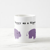 幸せなカバ コーヒーマグカップ (中央)