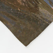 幸せなカバ フリースブランケット (角)