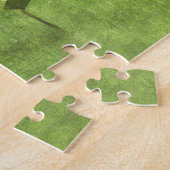 幸せなカバ、花、蝶 ジグソーパズル (側面)