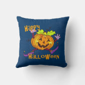 幸せなカボチャハロウィン クッション (裏面)