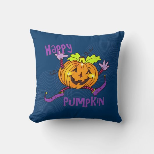 幸せなカボチャハロウィン クッション (正面)