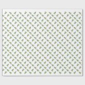 幸せなカメのクリスマス ラッピングペーパー (フラット)