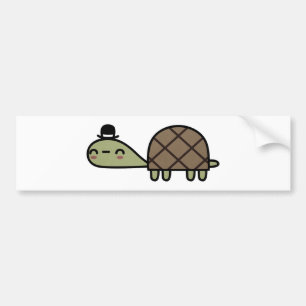 幸せなカメ バンパーステッカー