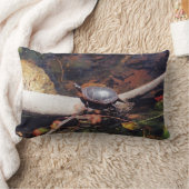 幸せなカメ ランバークッション (ブランケット)