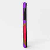 幸せなカラフルフローラ背景 Case-Mate iPhoneケース (裏面/左)