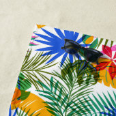 幸せなカラフル ビーチタオル (インサイチュ)