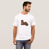 幸せなカワウソのワイシャツ Tシャツ (正面フル)