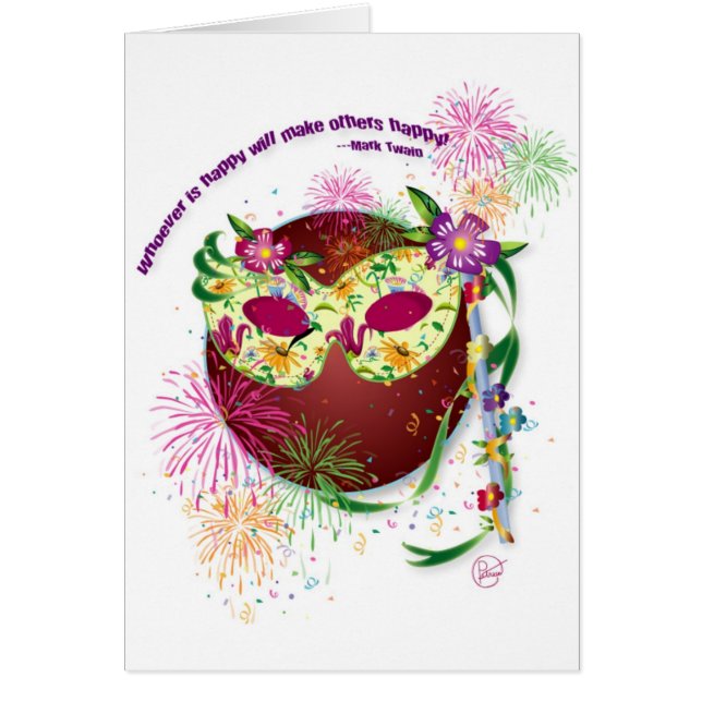 幸せなカード (正面)