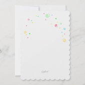 幸せなカーニバルの招待状 招待状 (裏面)