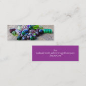 幸せなガラス玉 スキニー名刺 (正面/裏面)