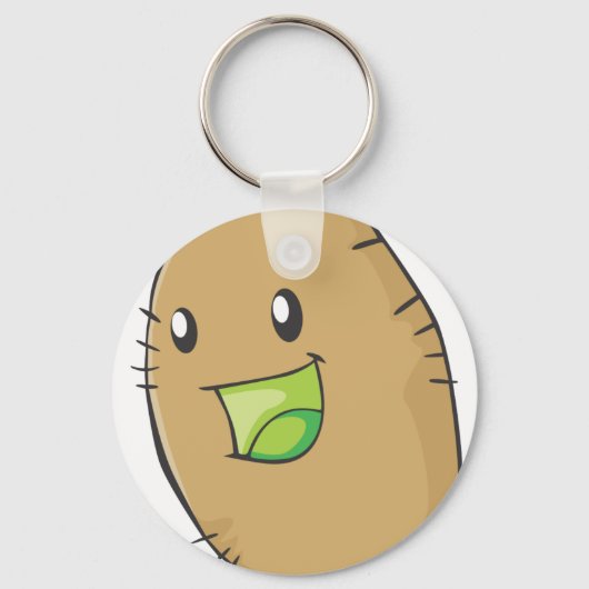 幸せなキウイフルーツ キーホルダー (正面)