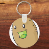 幸せなキウイフルーツ キーホルダー (正面)