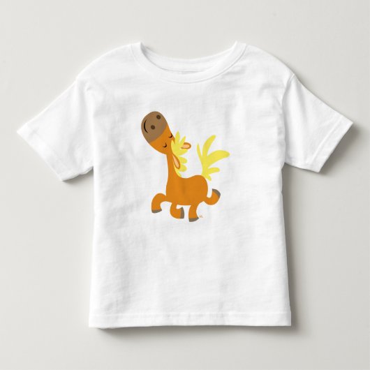 幸せなキャルメロポニー子供Tシャツ トドラーTシャツ (正面)