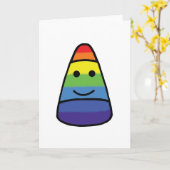 幸せなキャンデートウモロコシ カード (黄色い花)