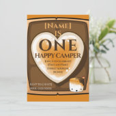 幸せなキャンパー1人 招待状 (スタンド正面)