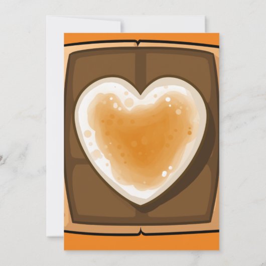 幸せなキャンパー1人 招待状 (裏面)