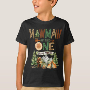 幸せなキャンパー1歳の誕生日のマウマウ Tシャツ