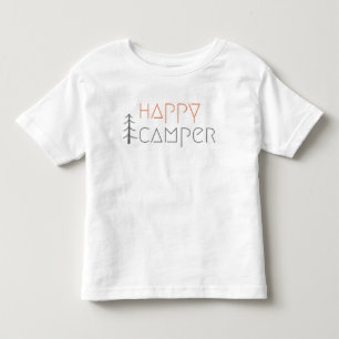 幸せなキャンパー。トドラーTシャツ トドラーTシャツ