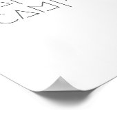 幸せなキャンパー。ポスター＆プリント ポスター (角)