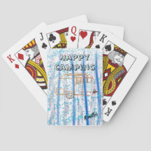 幸せなキャンプカード