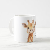 幸せなキリン コーヒーマグカップ (正面左)