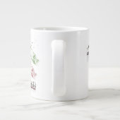 幸せなクウェートの国家的記念日のコップ ジャンボコーヒーマグカップ (裏面)