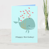 幸せなクジラ カード (正面)