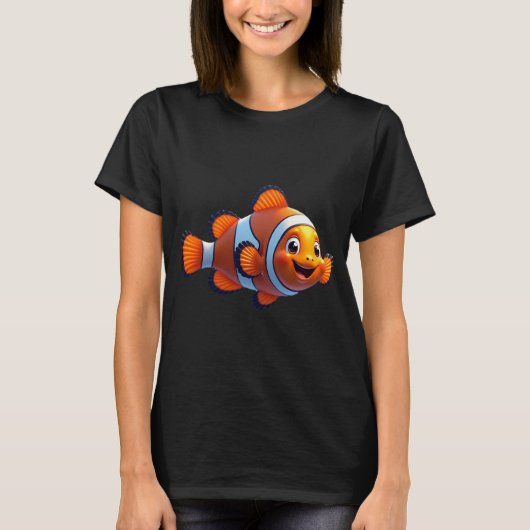 幸せなクマノミ Tシャツ (正面)