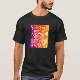 幸せなクリスマスの喜び:幸せな気持ち Tシャツ