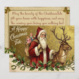 幸せなクリスマスの季節が来た シーズンカード