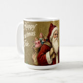 幸せなクリスマスの季節 コーヒーマグカップ (正面左)