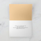 幸せなクリスマスの雪の常緑 シーズンカード (内部)