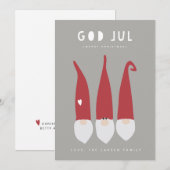 幸せなクリスマスノーム シーズンカード (正面/裏面)