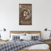 幸せなクリスマス小さな子供たち キャンバスプリント (インサイチュ (寝室))