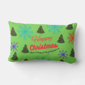 幸せなクリスマス枕 ランバークッション (裏面)