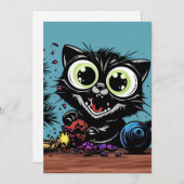 幸せなクリスマス猫 シーズンカード (正面/裏面)