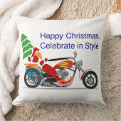 幸せなクリスマス祝、スタイル クッション (ブランケット)
