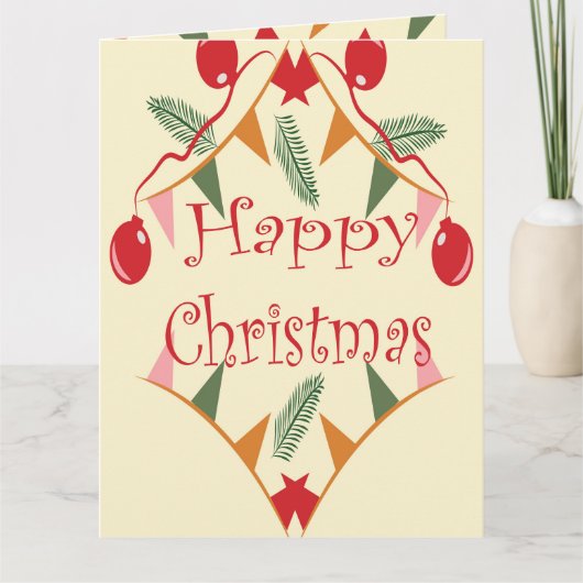 幸せなクリスマス カード (正面)