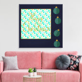 幸せなクリスマス キャンバスプリント (インサイチュ (リビング))