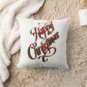 幸せなクリスマス クッション (ブランケット)