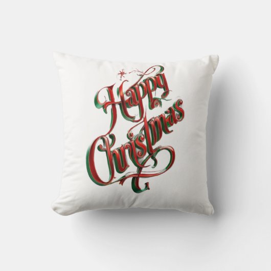 幸せなクリスマス クッション (正面)