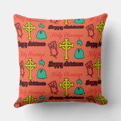 幸せなクリスマス クッション (裏面)