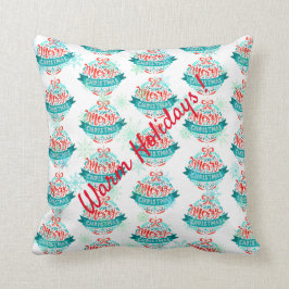 幸せなクリスマス クッション