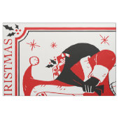 幸せなクリスマス・クランプス ファブリック (ファットクウォーター)