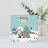 幸せなクリスマス シーズンカード (スタンド正面)