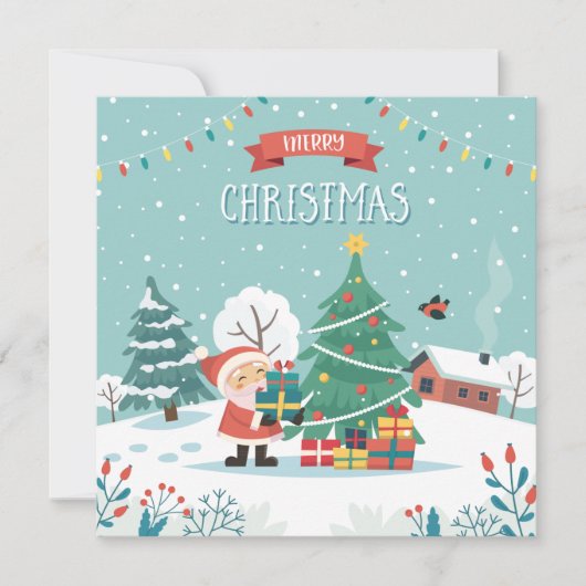 幸せなクリスマス シーズンカード (正面)