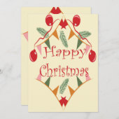 幸せなクリスマス シーズンカード (正面/裏面)