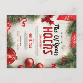 幸せなクリスマス シーズンポストカード