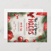 幸せなクリスマス シーズンポストカード (正面/裏面)