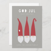 幸せなクリスマス ノーム シーズンカード (正面/裏面)